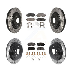 Transit Auto KDF-100857 Disc Brake Kit for 2019-2024 Honda Passport - Front and Rear