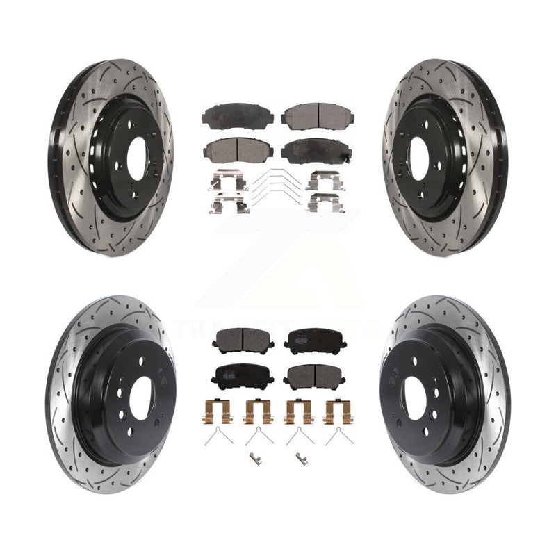 Transit Auto KDF-100857 Disc Brake Kit for 2019-2024 Honda Passport - Front and Rear