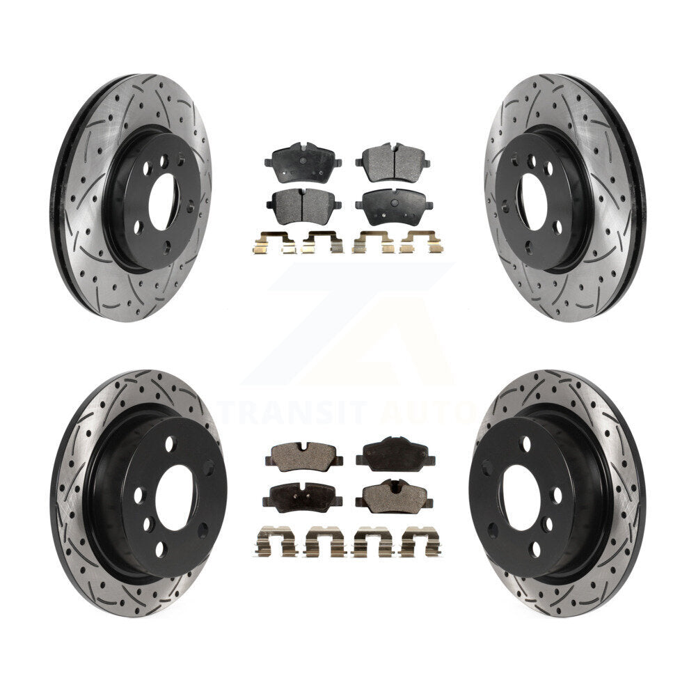 Transit Auto KDF-100860 Disc Brake Kit for 2015-2016 Mini Cooper - Front and Rear