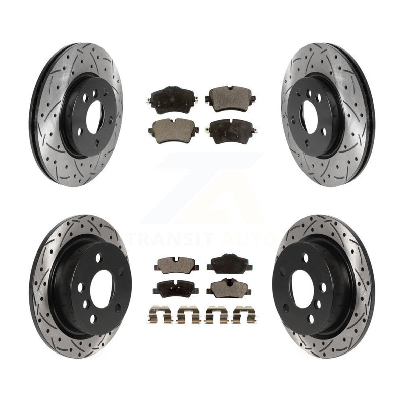 Transit Auto KDF-100861 Disc Brake Kit for 2015-2021 Mini Cooper - Front and Rear