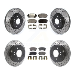 Transit Auto KDF-100862 Disc Brake Kit for 2015 Hyundai Sonata - Front and Rear