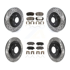 Transit Auto KDF-100865 Disc Brake Kit for 2017-2019 Kia Optima - Front and Rear