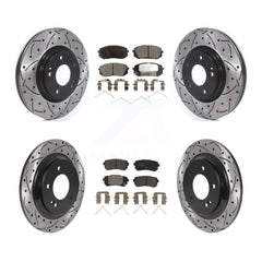 Transit Auto KDF-100866 Disc Brake Kit for 2016 Kia Optima - Front and Rear
