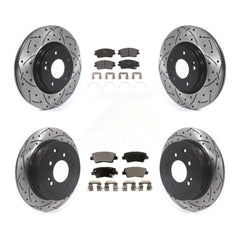 Transit Auto KDF-100867 Disc Brake Kit for 2016-2022 Hyundai Tucson, Kia Sportage - Front and Rear