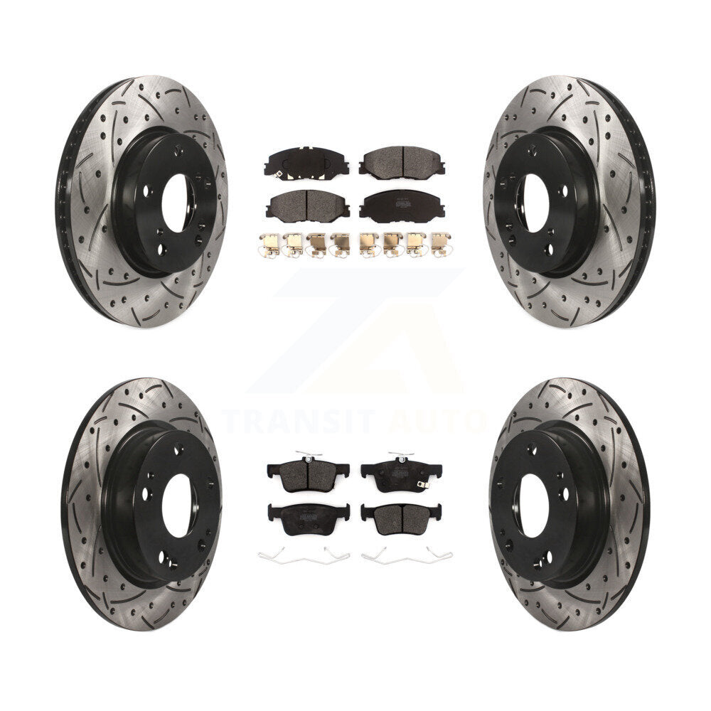 Transit Auto KDF-100868 Disc Brake Kit for 2019-2022 Honda Insight - Front and Rear