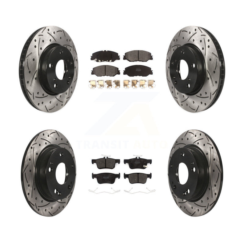 Transit Auto KDF-100868 Disc Brake Kit for 2019-2022 Honda Insight - Front and Rear