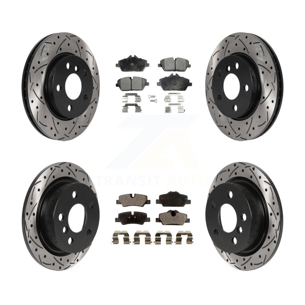 Transit Auto KDF-100869 Disc Brake Kit for 2015-2022 Mini Cooper - Front and Rear