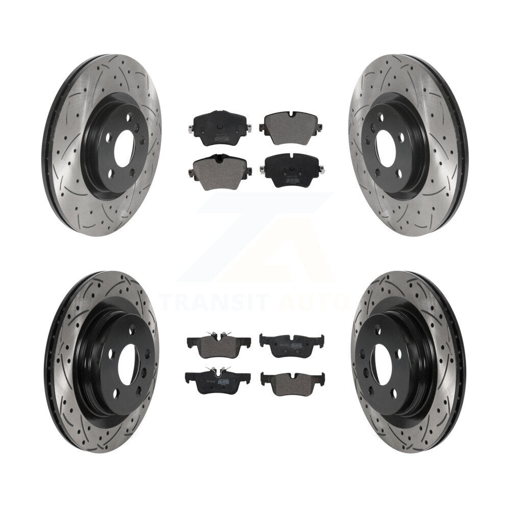 Transit Auto KDF-100870 Disc Brake Kit for 2016-2022 BMW 228i Gran Coupe, BMW X1 and More - Front and Rear
