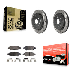 Transit Auto KDF-100871 Disc Brake Kit for 2010-2016 Saab 9-4X, Cadillac SRX - Rear