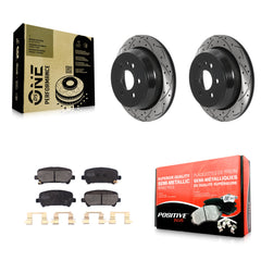 Transit Auto KDF-100880 Disc Brake Kit for 2015-2020 Chevrolet Colorado, GMC Canyon - Rear