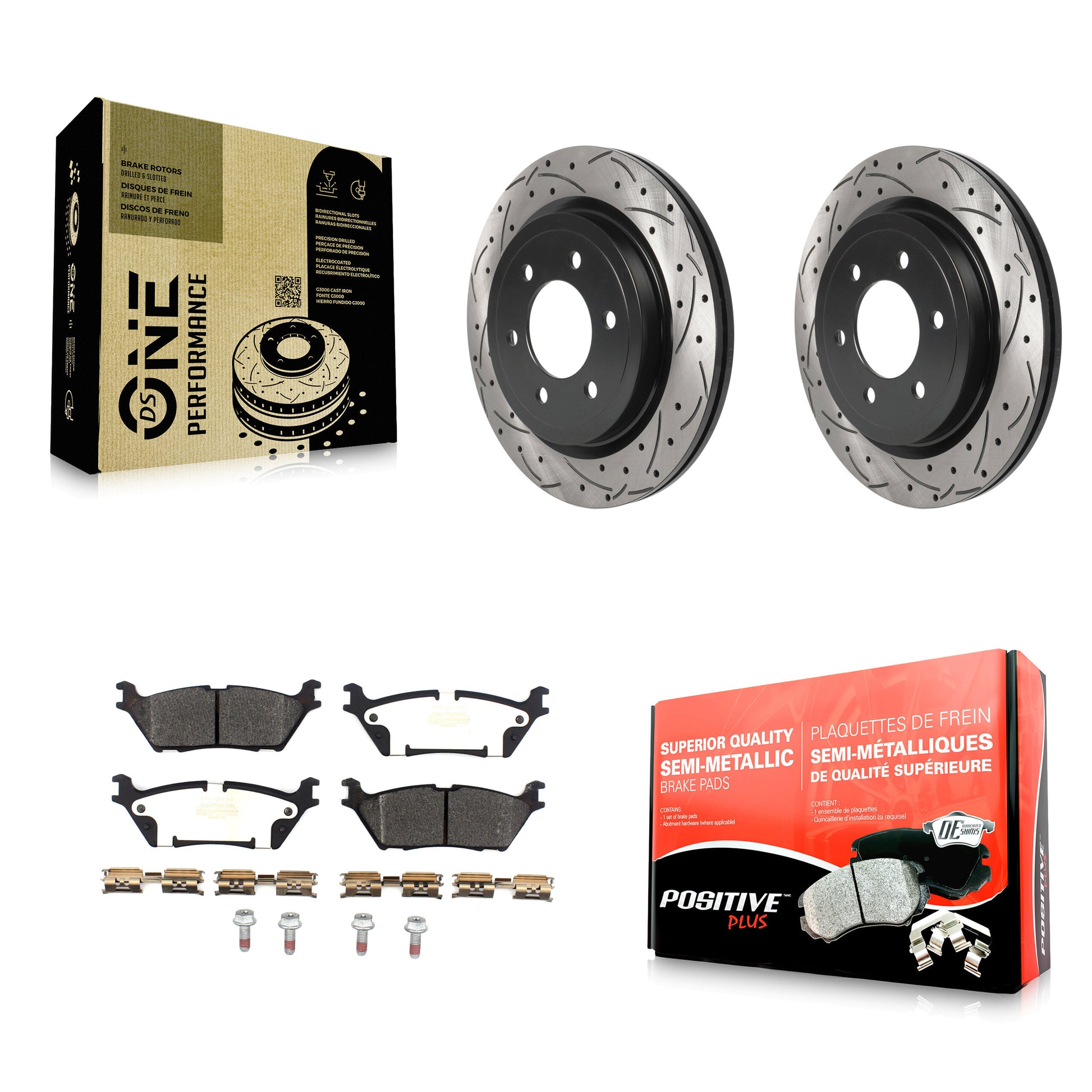 Transit Auto KDF-100883 Disc Brake Kit for 2018-2021 Ford Expedition, Ford F-150, Lincoln Navigator - Rear