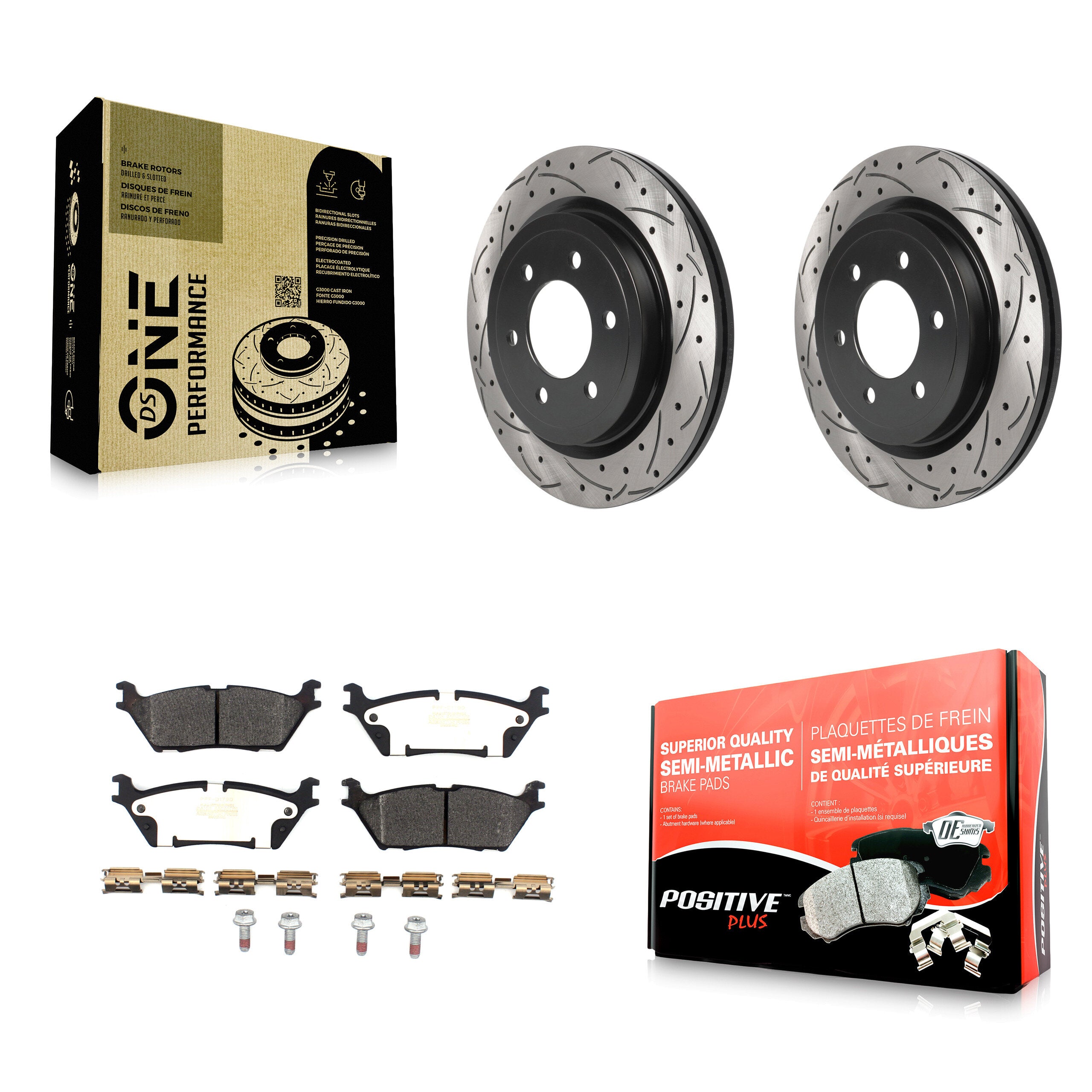 Transit Auto KDF-100883 Disc Brake Kit for 2018-2021 Ford Expedition, Ford F-150, Lincoln Navigator - Rear
