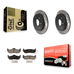 Transit Auto KDF-100890 Disc Brake Kit for 2004-2015 Nissan Armada, INFINITI QX56 and More - Rear