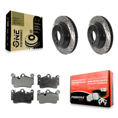 Transit Auto KDF-100892 Disc Brake Kit for 2003-2015 Audi Q7, Porsche Cayenne, Volkswagen Touareg - Rear