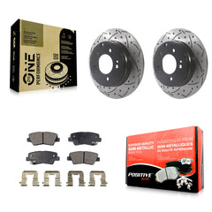 Transit Auto KDF-100895 Disc Brake Kit for 2008-2017 Hyundai Azera, Kia Optima, Hyundai Sonata - Rear