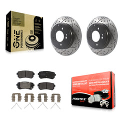 Transit Auto KDF-100896 Disc Brake Kit for 2016-2020 Hyundai Sonata, Kia Optima - Rear