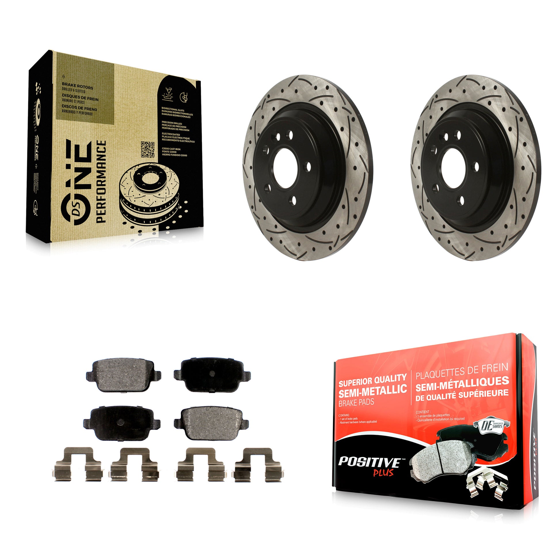Transit Auto KDF-100900 Disc Brake Kit for 2008-2011 Volvo S80 - Rear