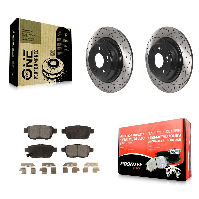 Transit Auto KDF-100905 Disc Brake Kit for 2009-2014 Acura TL - Rear