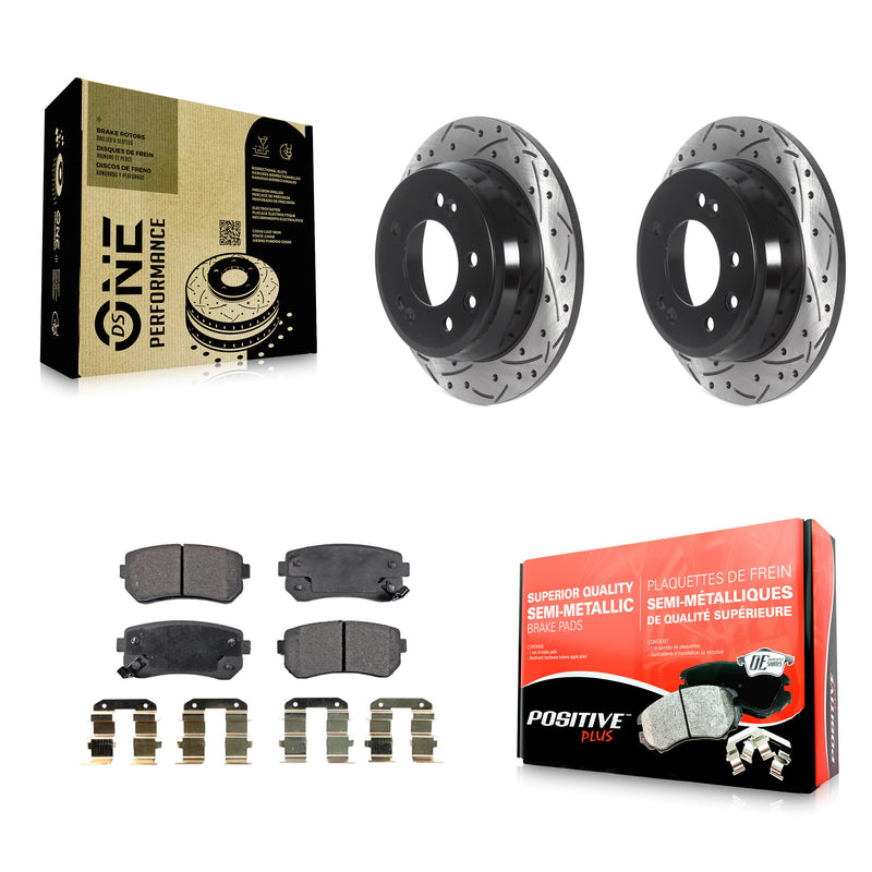 Transit Auto KDF-100908 Disc Brake Kit for 2009-2016 Hyundai Elantra, Kia Sportage, Hyundai Tucson - Rear