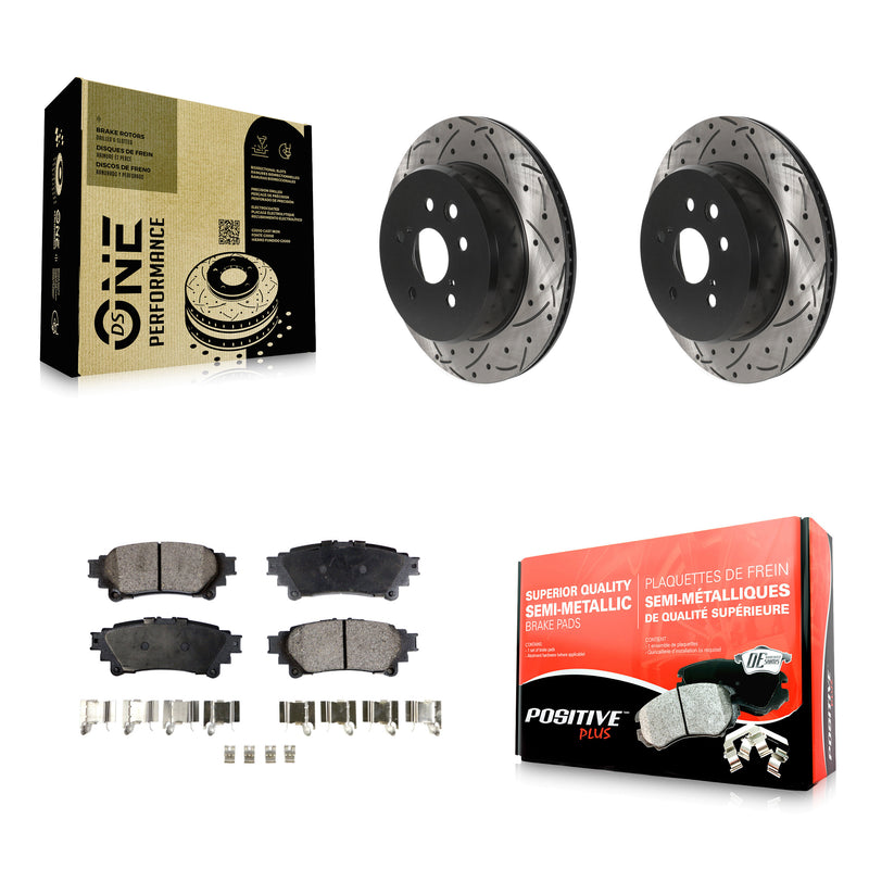 Transit Auto KDF-100912 Disc Brake Kit for 2013-2020 Lexus GS300, Lexus GS200t and More - Rear