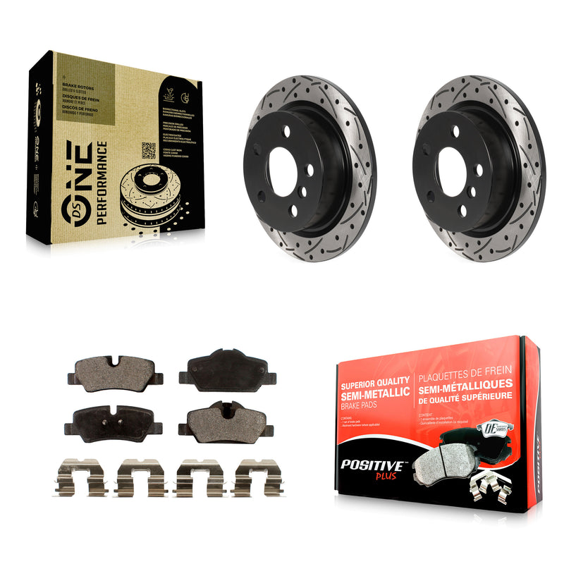 Transit Auto KDF-100925 Disc Brake Kit for 2014-2022 Mini Cooper - Rear