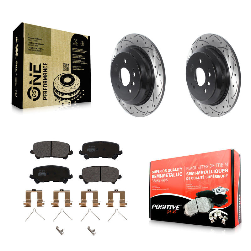 Transit Auto KDF-100926 Disc Brake Kit for 2016-2024 Honda Passport, Honda Ridgeline, Honda Pilot - Rear