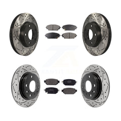 Transit Auto KDF-100941 Disc Brake Kit for 2019-2022 Mazda CX-3 - Front and Rear