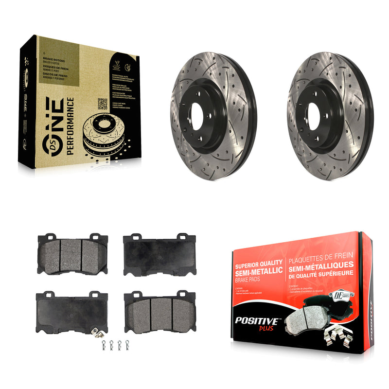 Transit Auto KDF-100945 Disc Brake Kit for 2009-2013 INFINITI G37 - Front