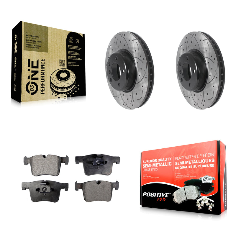 Transit Auto KDF-100952 Disc Brake Kit for 2013-2015 BMW 335i, BMW 335i GT xDrive, BMW 335i xDrive - Front