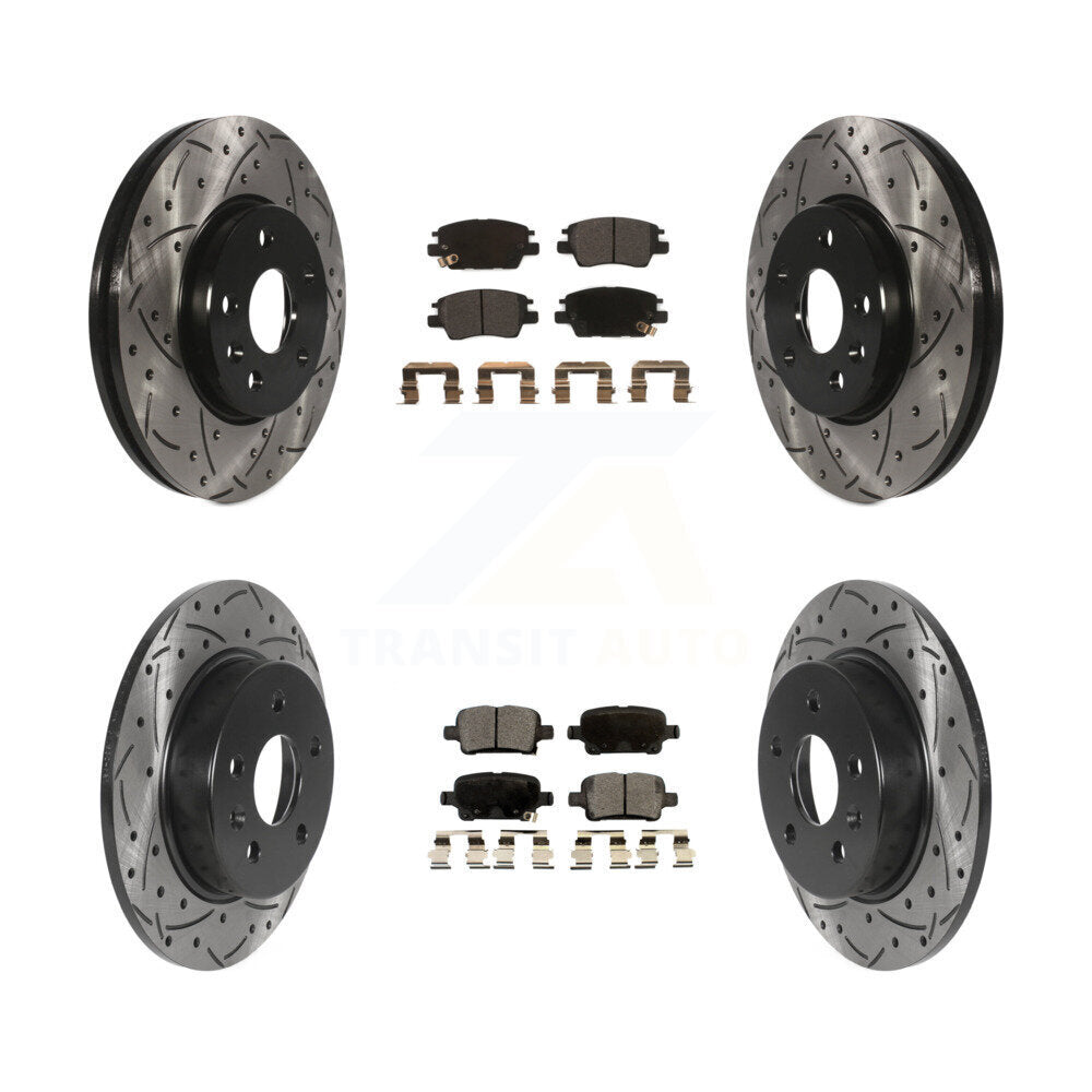 Transit Auto KDF-100956 Disc Brake Kit for 2016-2023 Chevrolet Bolt EUV, Chevrolet Bolt EV and More - Front and Rear