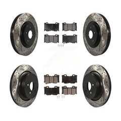 Transit Auto KDF-100957 Disc Brake Kit for 2009-2013 INFINITI FX50 - Front and Rear