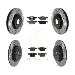 Transit Auto KDF-100961 Disc Brake Kit for 2016-2019 Land Rover Range Rover Evoque - Front and Rear