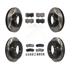 Transit Auto KDF-100967 Disc Brake Kit for 2010-2014 Toyota FJ Cruiser - Front and Rear