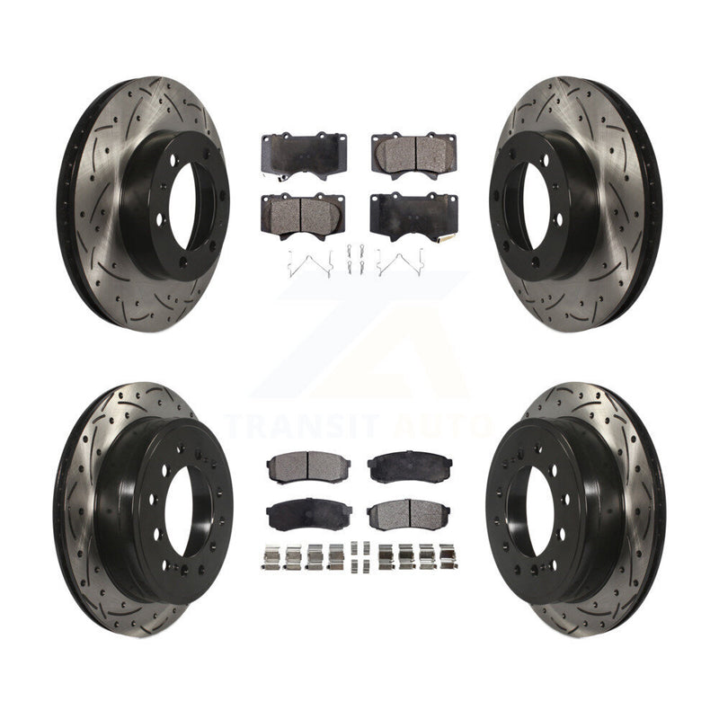 Transit Auto KDF-100967 Disc Brake Kit for 2010-2014 Toyota FJ Cruiser - Front and Rear