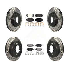 Transit Auto KDF-100968 Disc Brake Kit for 2014-2016 Kia Soul - Front and Rear