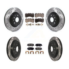 Transit Auto KDF-100973 Disc Brake Kit for 2016 Cadillac CTS - Front and Rear
