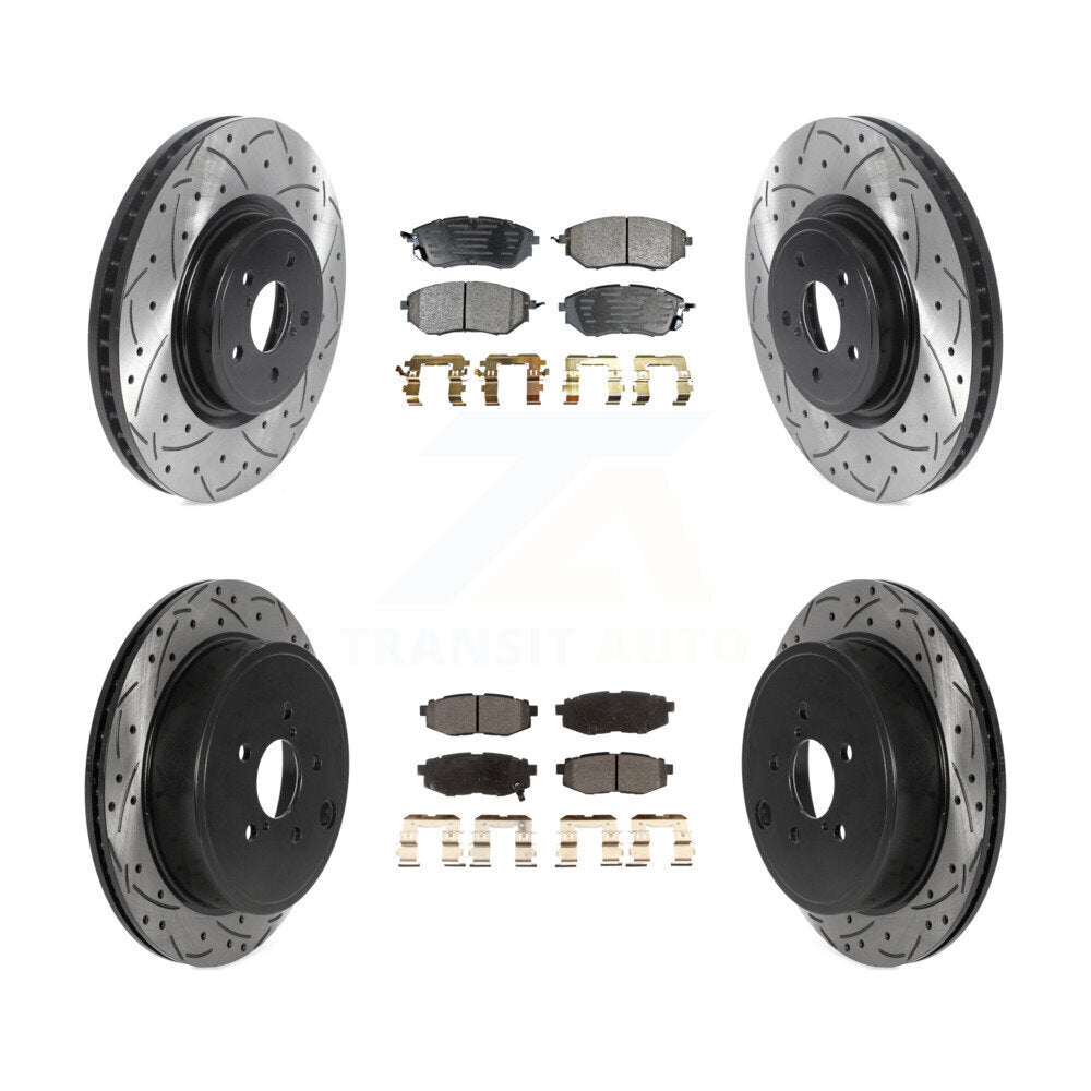 Transit Auto KDF-100976 Disc Brake Kit for 2010-2014 Subaru Legacy, Subaru Outback - Front and Rear