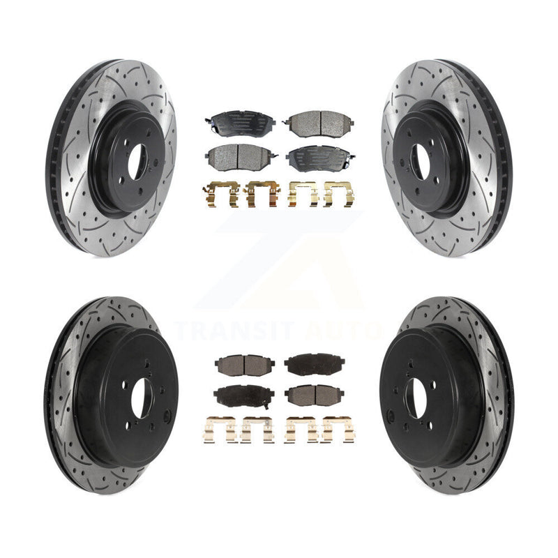 Transit Auto KDF-100976 Disc Brake Kit for 2010-2014 Subaru Legacy, Subaru Outback - Front and Rear