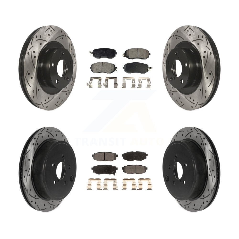 Transit Auto KDF-100980 Disc Brake Kit for 2017-2023 Subaru BRZ, Toyota GR86, Toyota 86 - Front and Rear