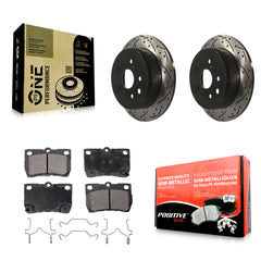 Transit Auto KDF-100991 Disc Brake Kit for 2006-2013 Lexus IS250 - Rear