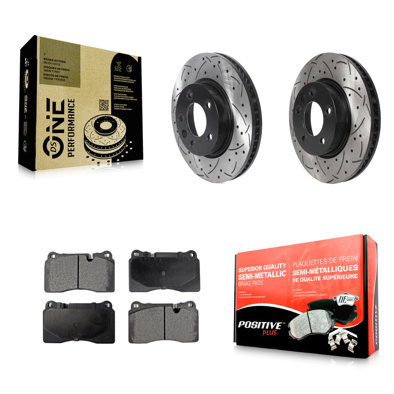 Transit Auto KDF-100997 Disc Brake Kit for 2006-2017 Volkswagen Touareg - Front