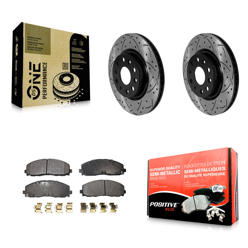 Transit Auto KDF-101009 Disc Brake Kit for 2021-2024 Jeep Wrangler - Front