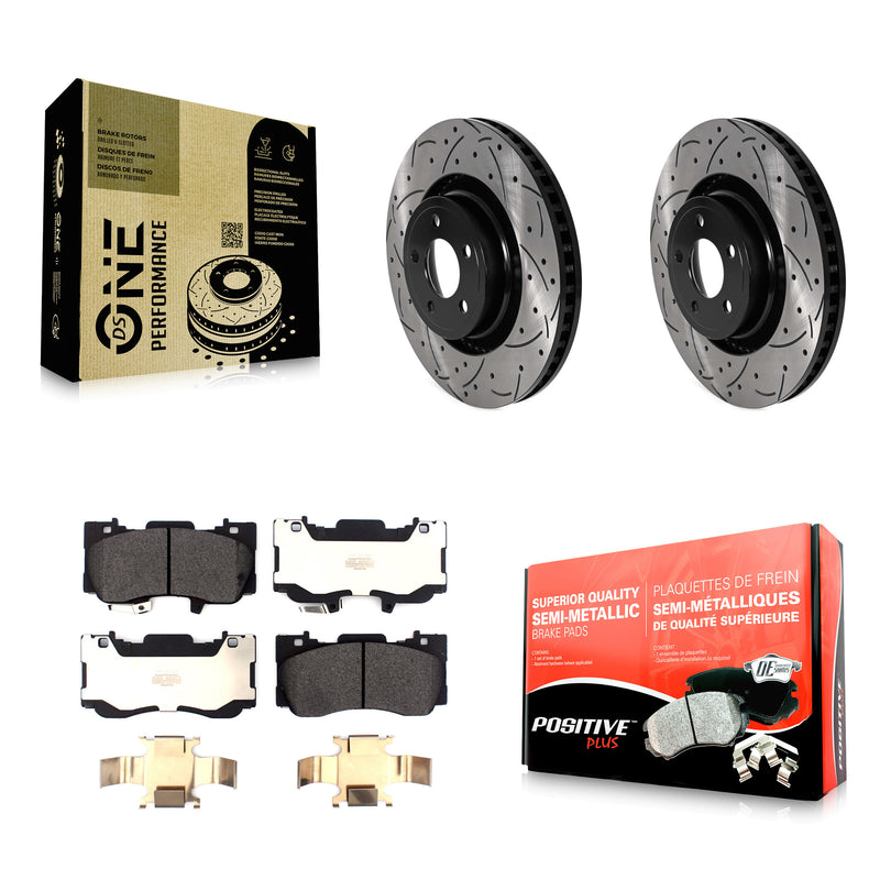 Transit Auto KDF-101012 Disc Brake Kit for 2015-2019 Ford Mustang - Front
