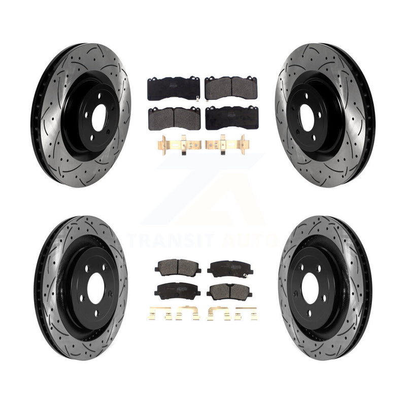 Transit Auto KDF-101021 Disc Brake Kit for 2015-2022 Ford Mustang - Front and Rear