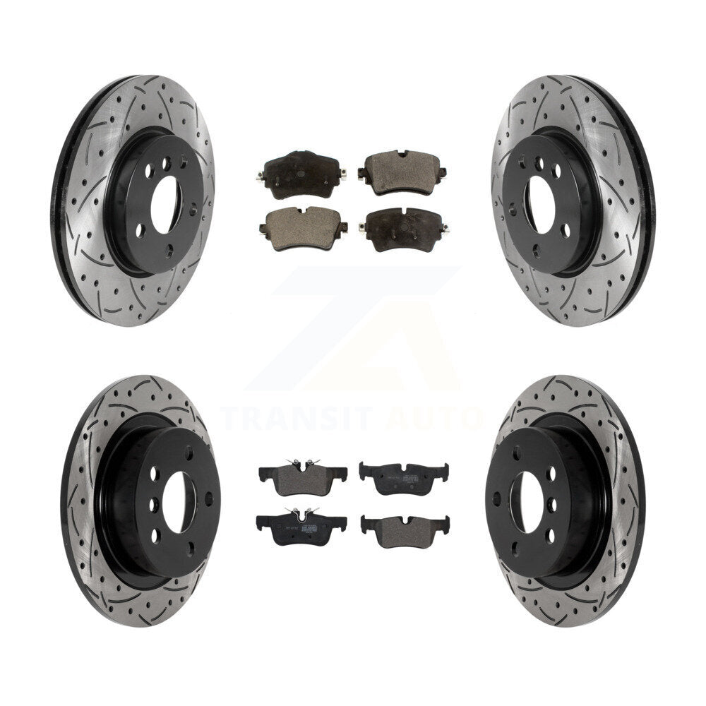 Transit Auto KDF-101025 Disc Brake Kit for 2016-2019 Mini Cooper Clubman - Front and Rear