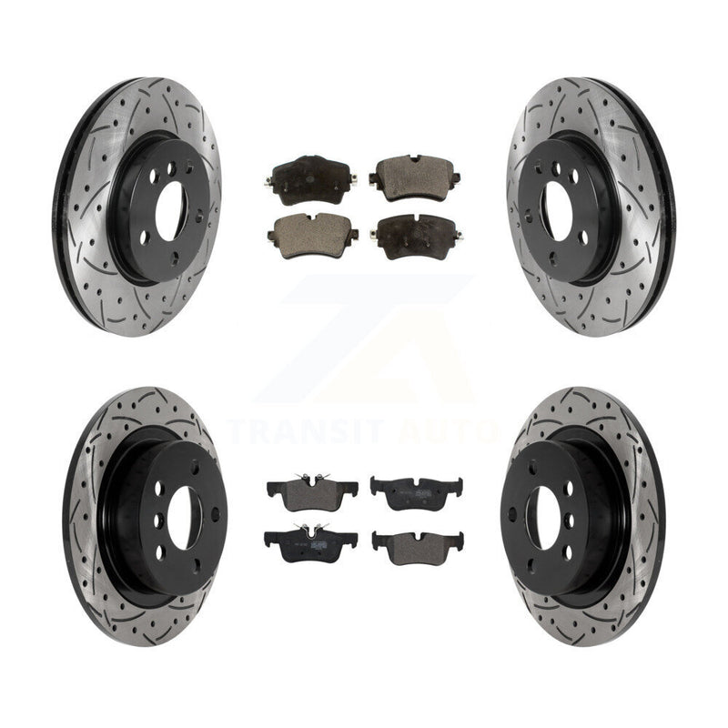 Transit Auto KDF-101025 Disc Brake Kit for 2016-2019 Mini Cooper Clubman - Front and Rear