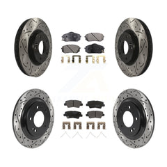 Transit Auto KDF-101029 Disc Brake Kit for 2016 Kia Soul EV - Front and Rear