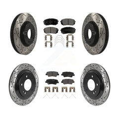 Transit Auto KDF-101030 Disc Brake Kit for 2017-2019 Kia Soul EV - Front and Rear