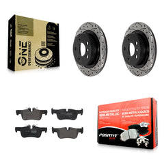 Transit Auto KDF-101034 Disc Brake Kit for 2014-2022 Mini Cooper Clubman, BMW i3s and More - Rear