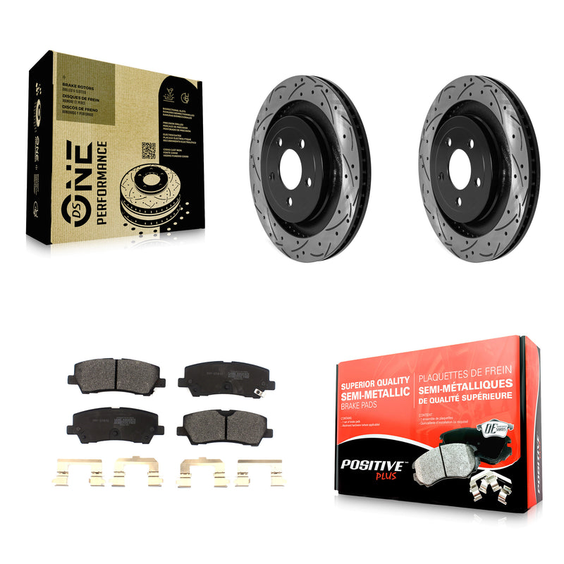 Transit Auto KDF-101035 Disc Brake Kit for 2015-2023 Ford Mustang - Rear